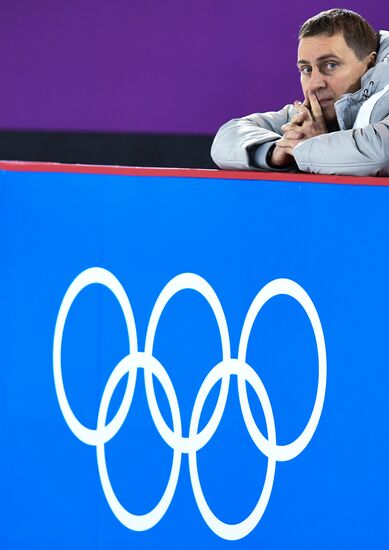2018 Winter Olympics. Figure skating. Men. Training sessions