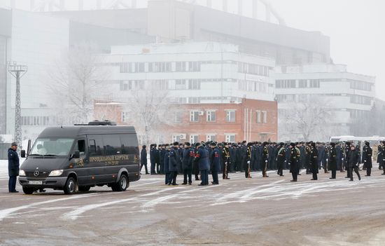 Paying last respects to pilot Roman Filipov in Voronezh