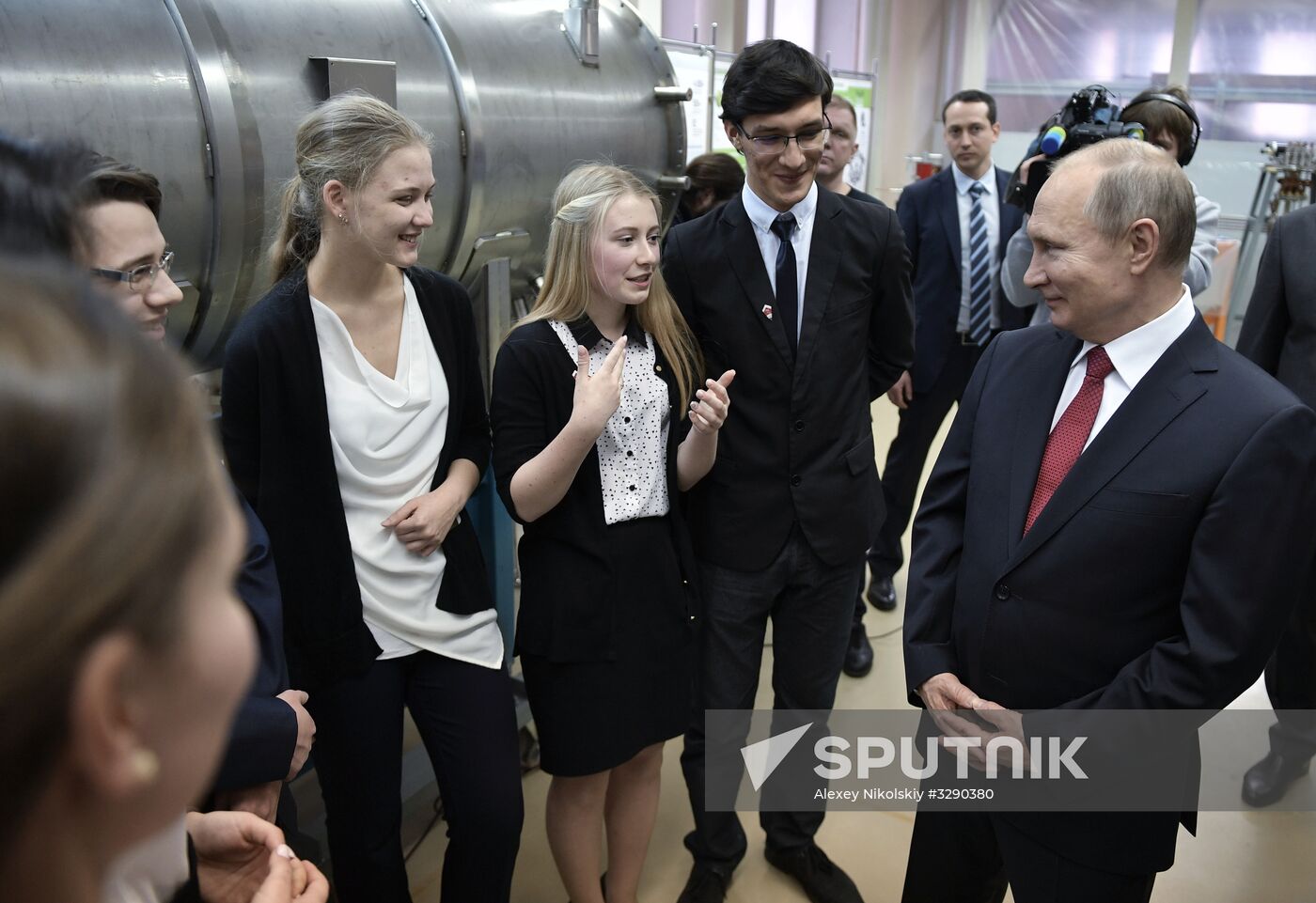 Russian President Vladimir Putin's working trip to Novosibirsk