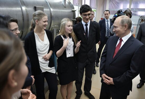 Russian President Vladimir Putin's working trip to Novosibirsk