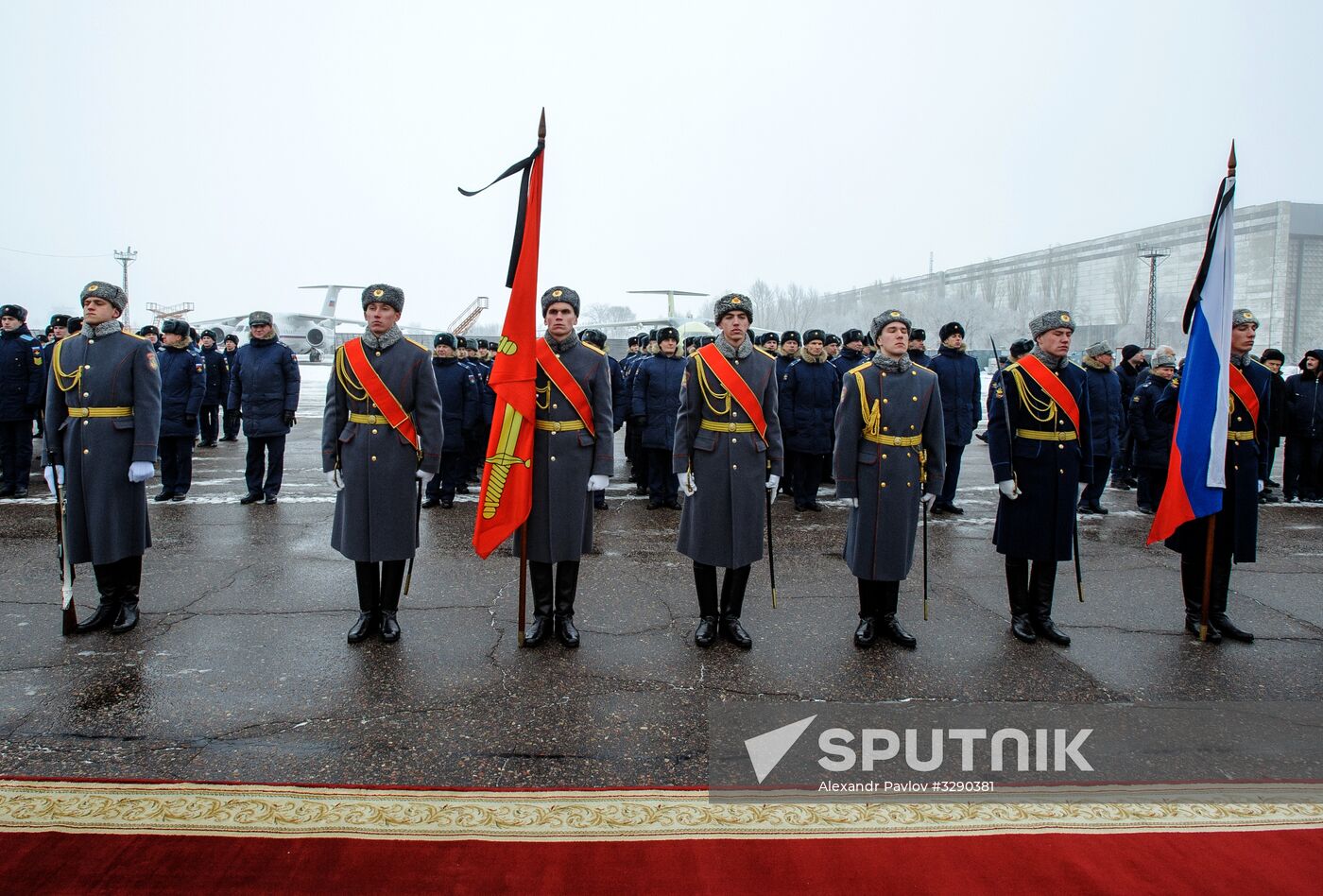Paying last respects to pilot Roman Filipov in Voronezh