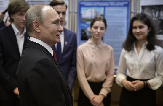Russian President Vladimir Putin's working trip to Novosibirsk