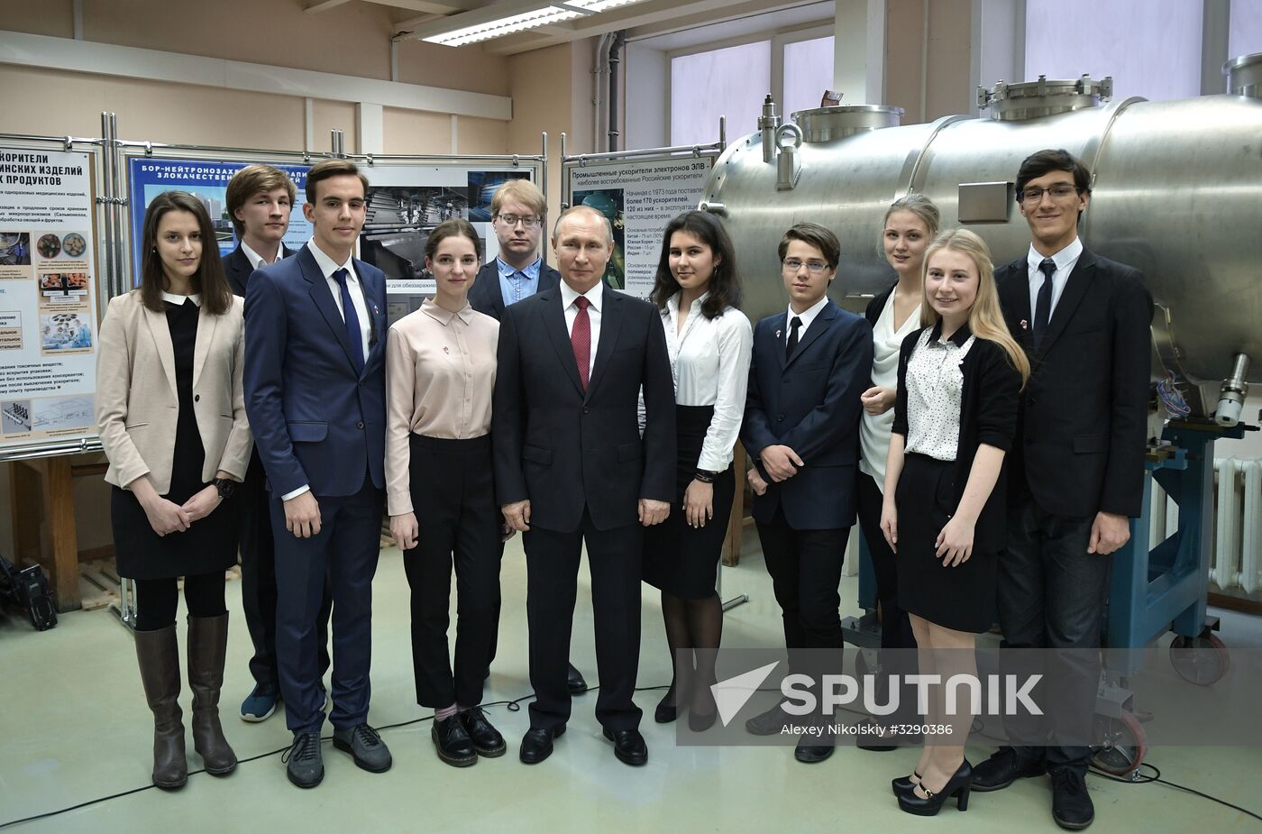 Russian President Vladimir Putin's working trip to Novosibirsk
