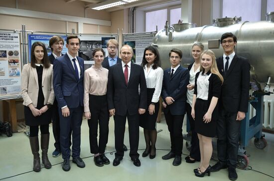 Russian President Vladimir Putin's working trip to Novosibirsk