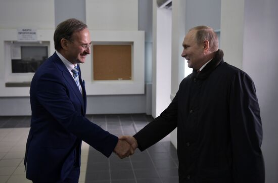 Russian President Vladimir Putin's working trip to Novosibirsk