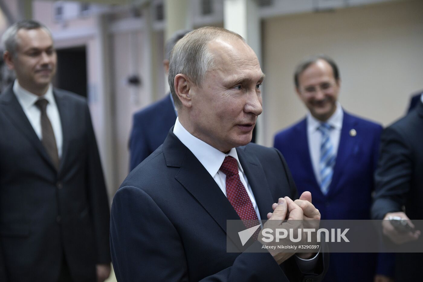 Russian President Vladimir Putin's working trip to Novosibirsk