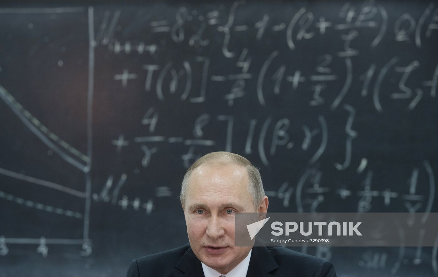 Russian President Vladimir Putin's working trip to Novosibirsk