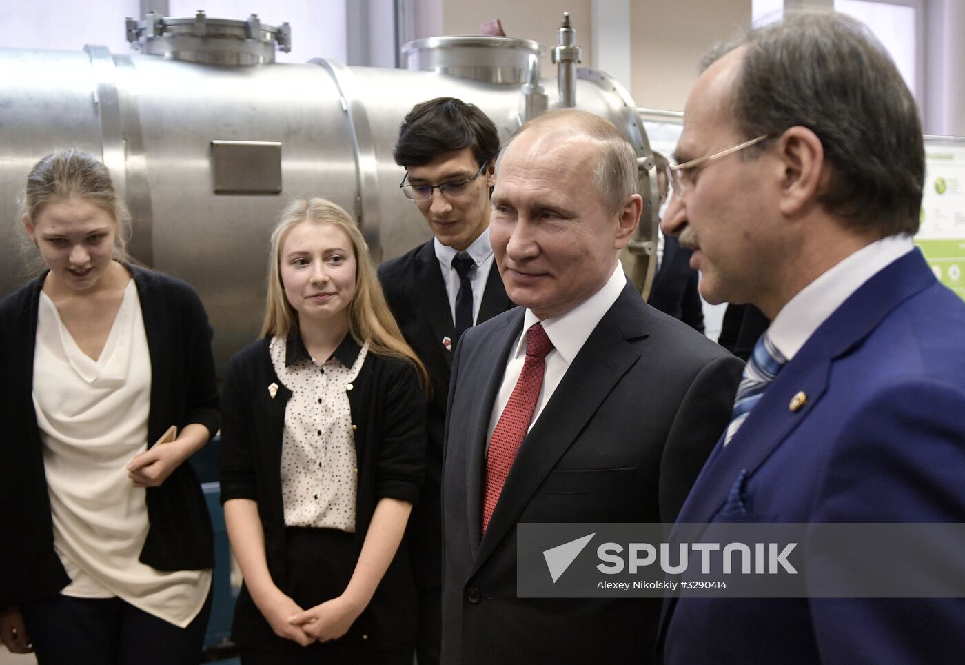 Russian President Vladimir Putin's working trip to Novosibirsk
