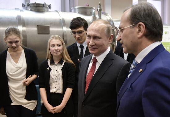 Russian President Vladimir Putin's working trip to Novosibirsk