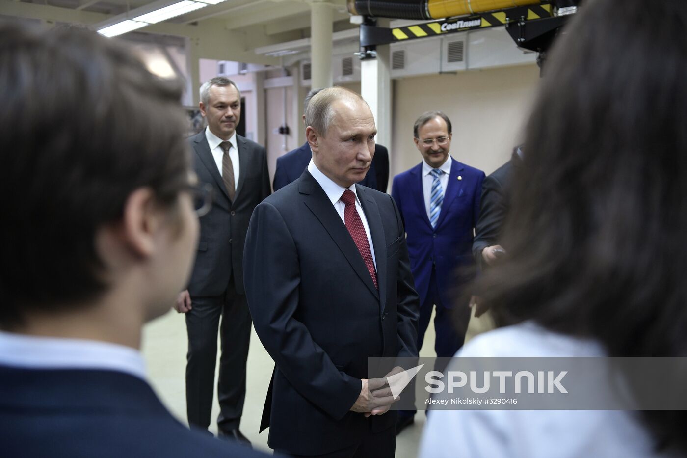 Russian President Vladimir Putin's working trip to Novosibirsk