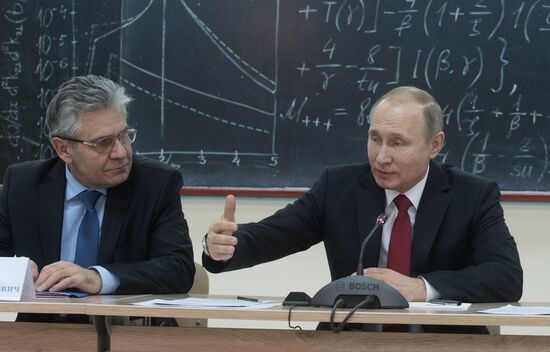Russian President Vladimir Putin's working trip to Novosibirsk