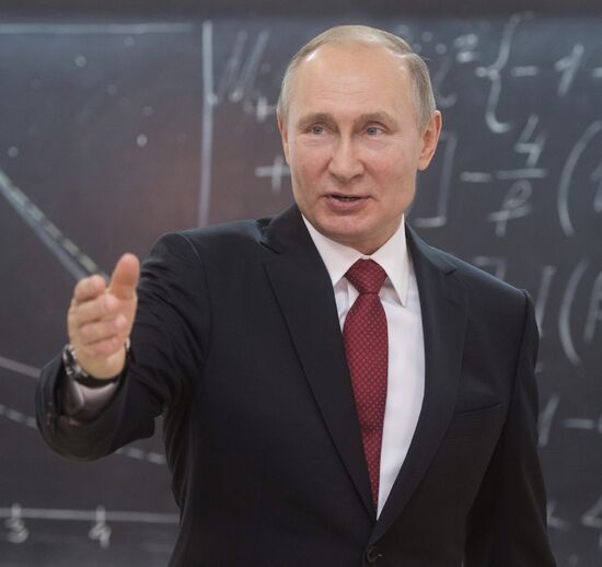 Russian President Vladimir Putin's working trip to Novosibirsk