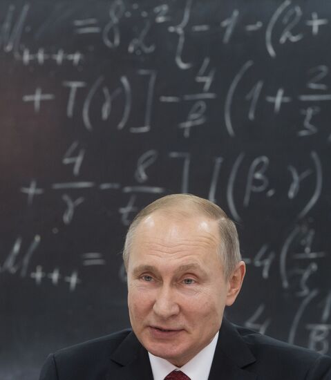 Russian President Vladimir Putin's working trip to Novosibirsk