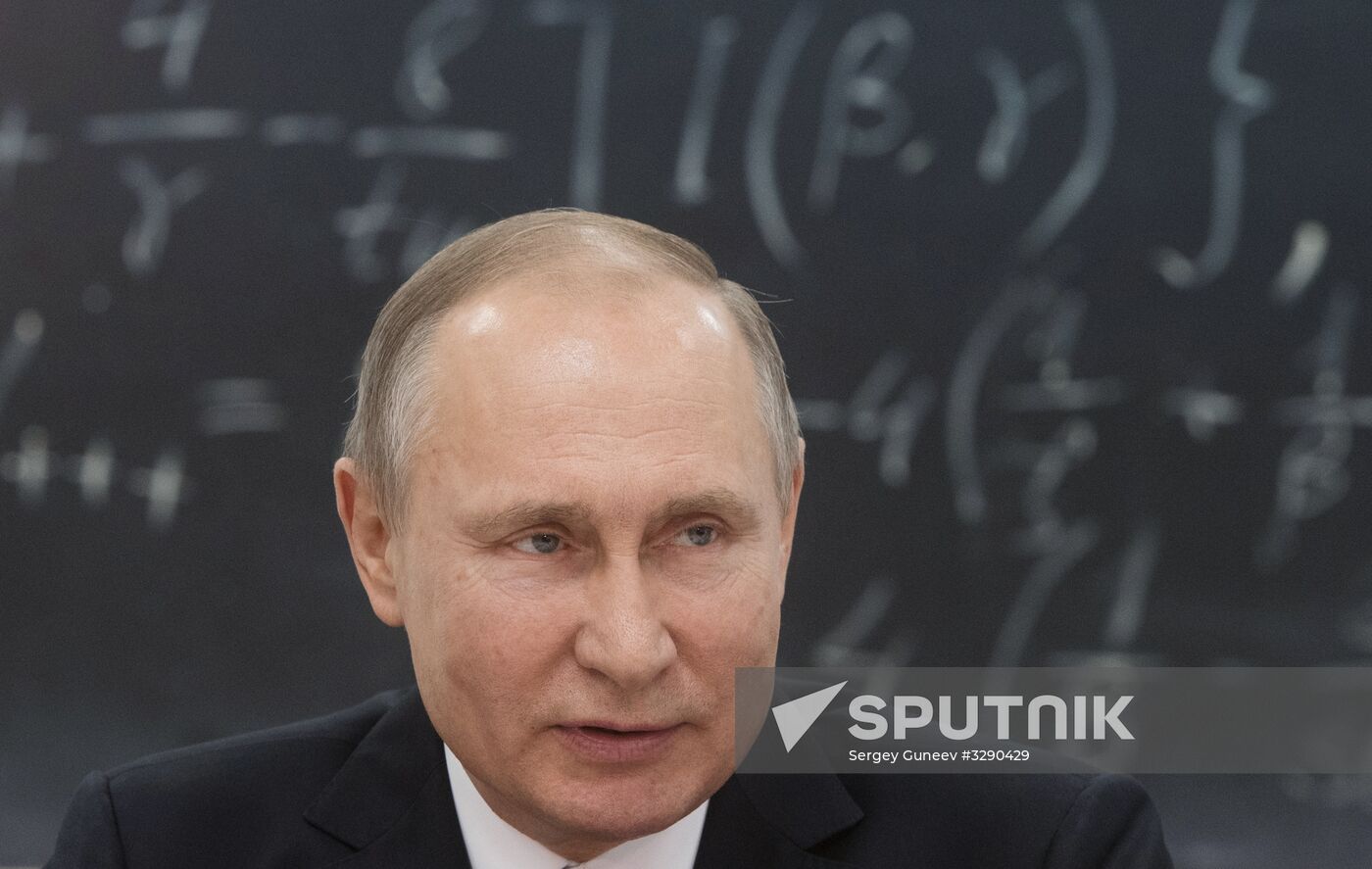 Russian President Vladimir Putin's working trip to Novosibirsk