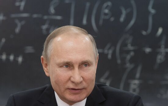 Russian President Vladimir Putin's working trip to Novosibirsk