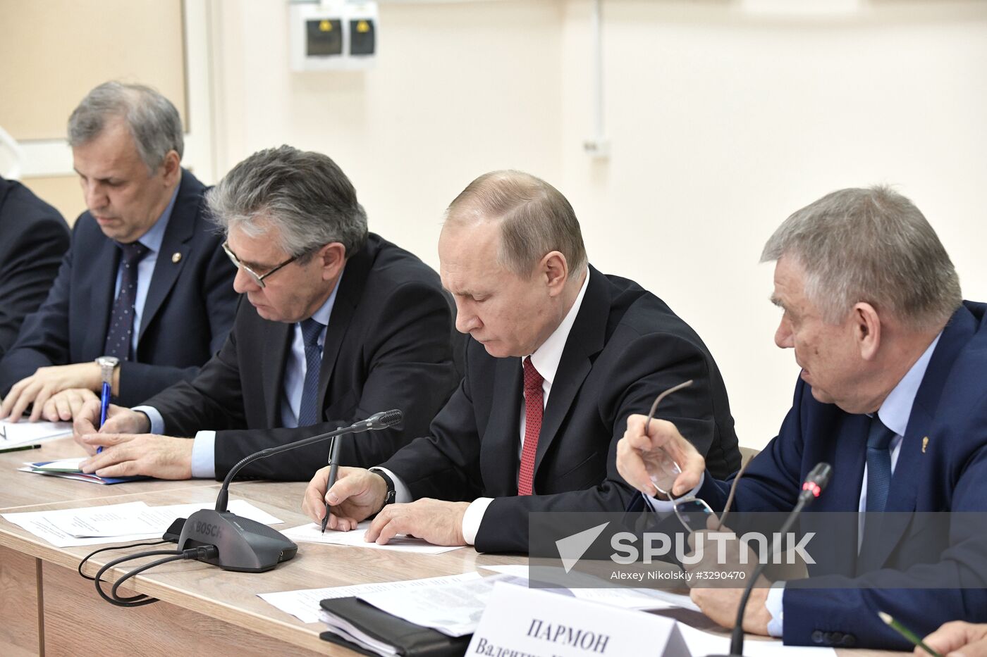Russian President Vladimir Putin's working trip to Novosibirsk