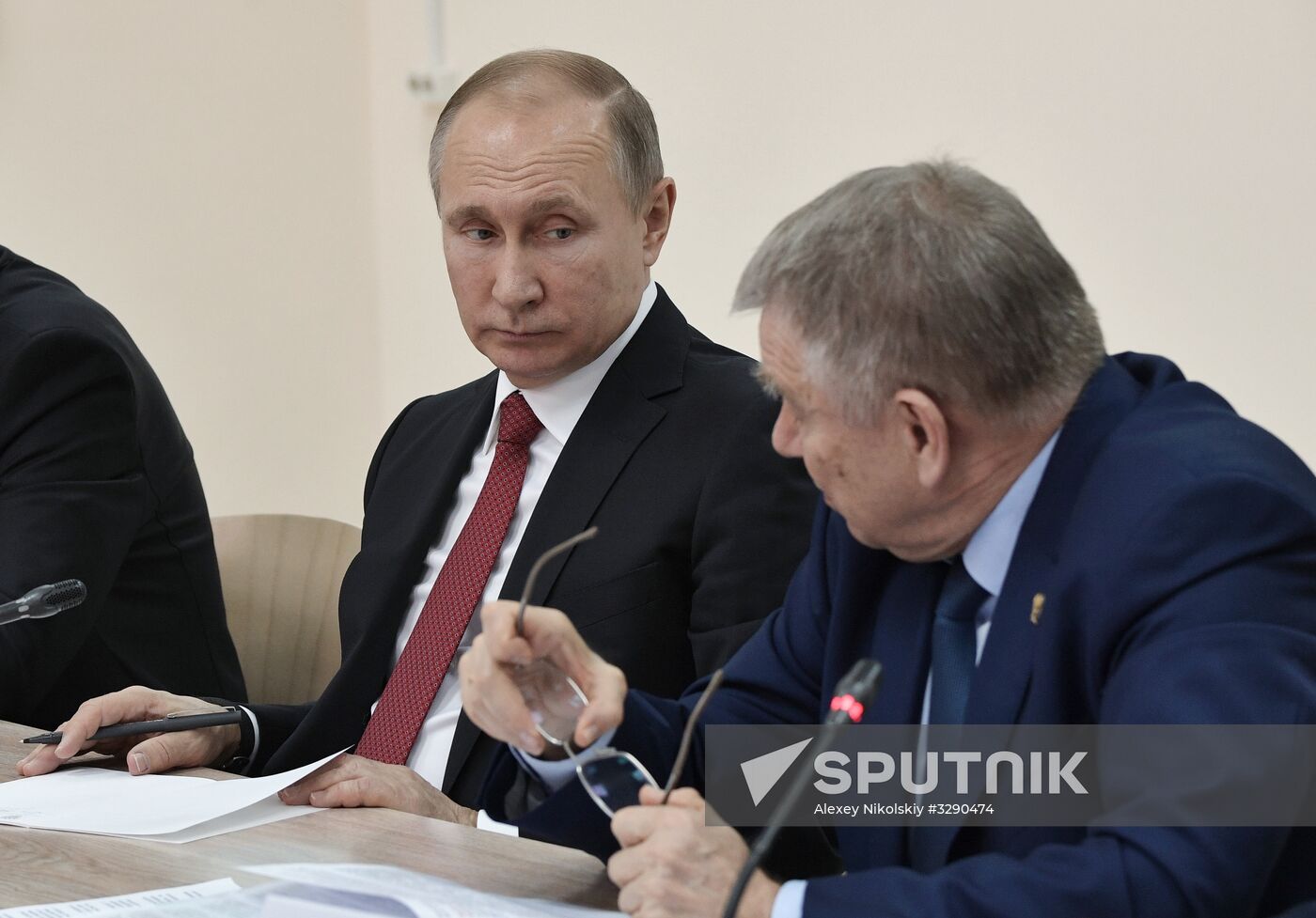 Russian President Vladimir Putin's working trip to Novosibirsk
