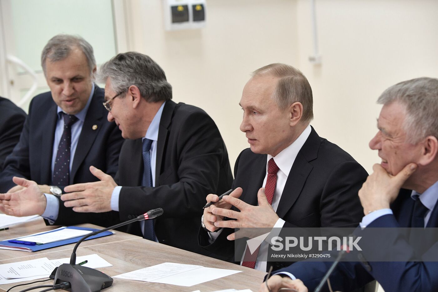 Russian President Vladimir Putin's working trip to Novosibirsk