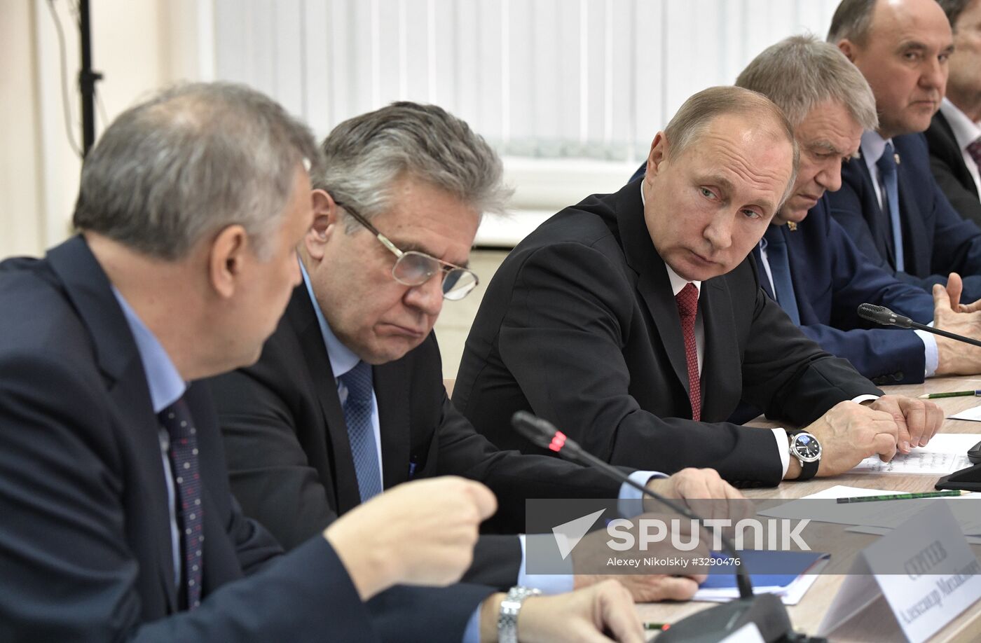 Russian President Vladimir Putin's working trip to Novosibirsk