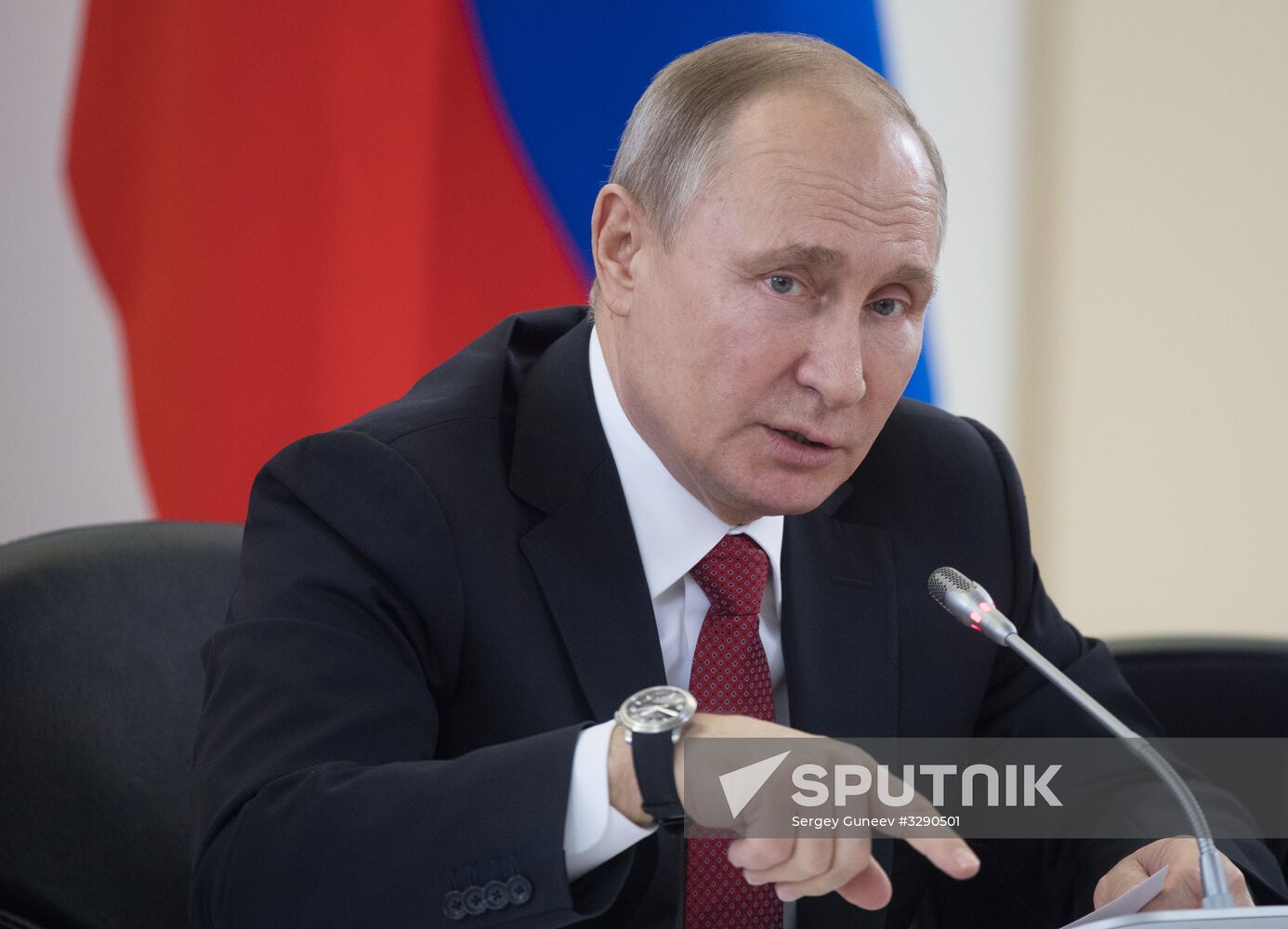 Russian President Vladimir Putin's working trip to Novosibirsk