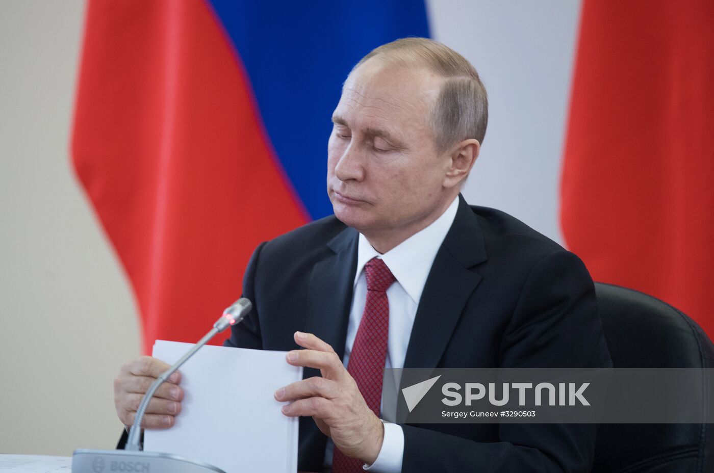 Russian President Vladimir Putin's working trip to Novosibirsk