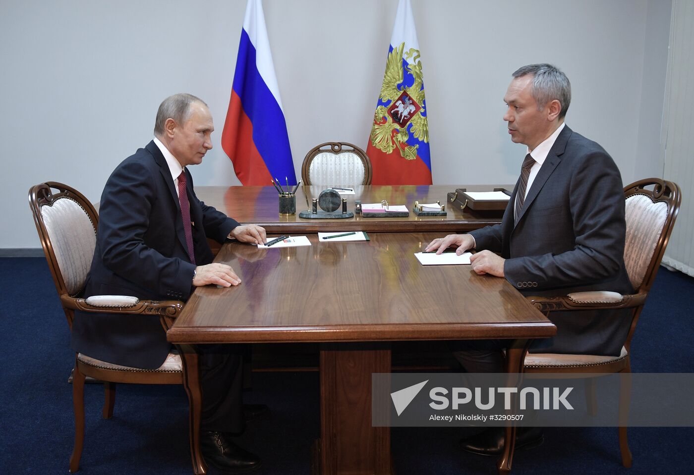 Russian President Vladimir Putin's working trip to Novosibirsk