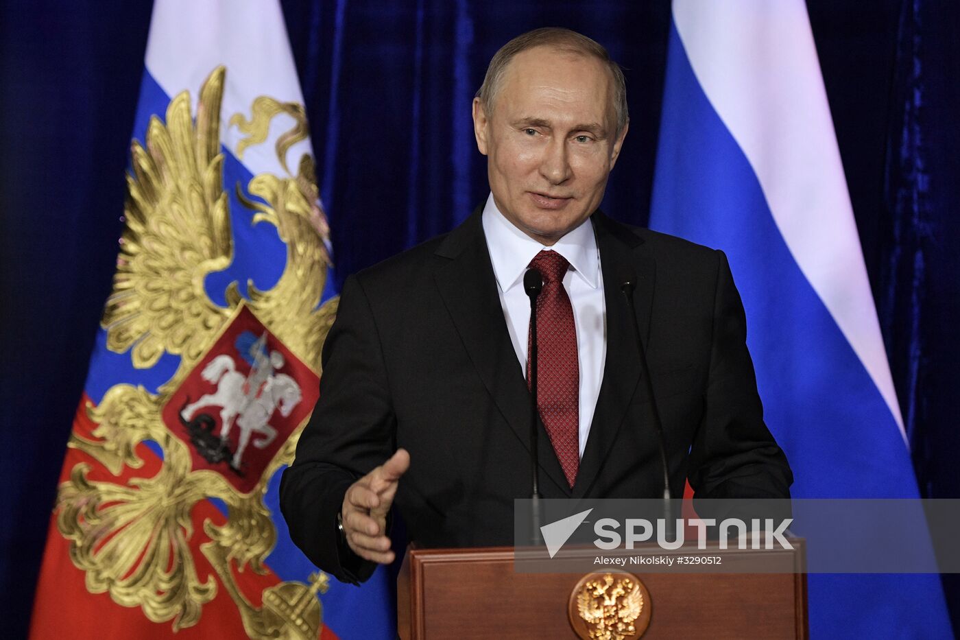 Russian President Vladimir Putin's working trip to Novosibirsk