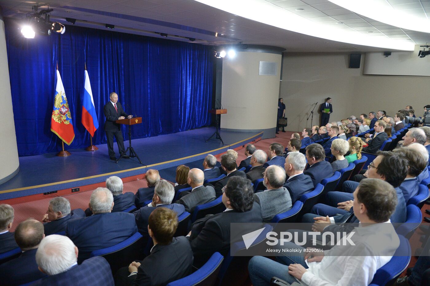 Russian President Vladimir Putin's working trip to Novosibirsk
