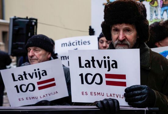 Protests against education reform in Riga