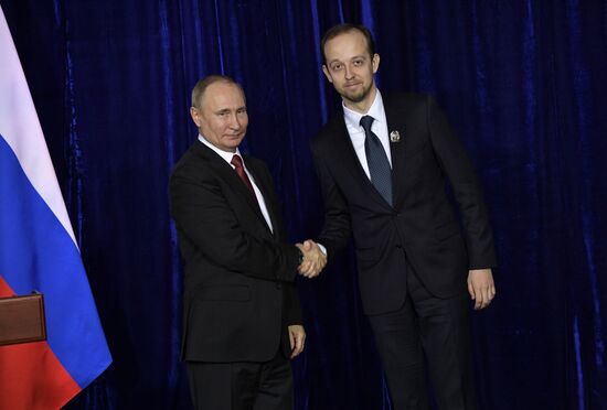 Russian President Vladimir Putin's working trip to Novosibirsk