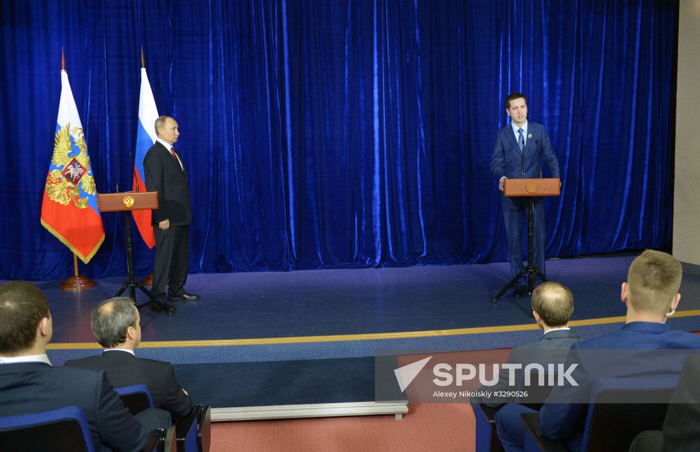 Russian President Vladimir Putin's working trip to Novosibirsk