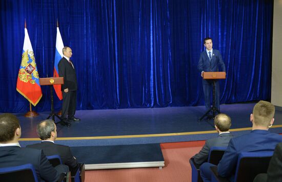 Russian President Vladimir Putin's working trip to Novosibirsk