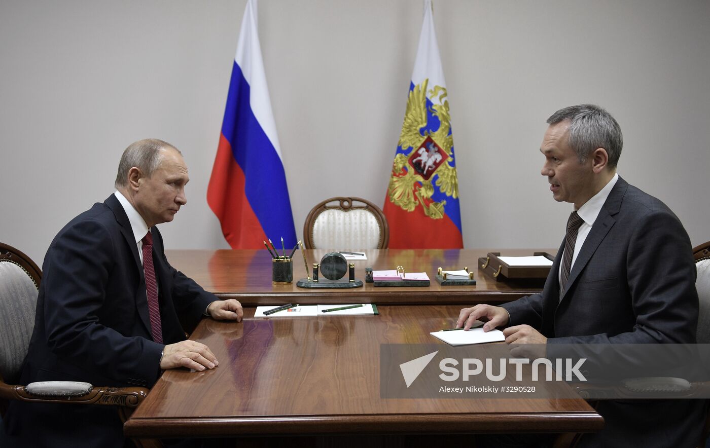 Russian President Vladimir Putin's working trip to Novosibirsk