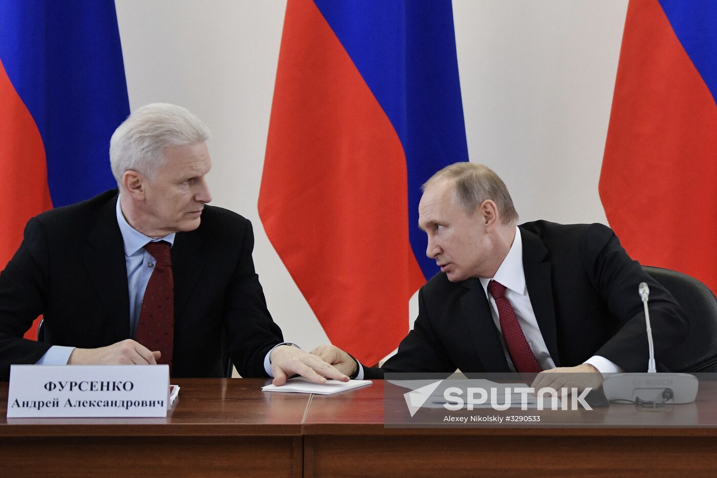Russian President Vladimir Putin's working trip to Novosibirsk