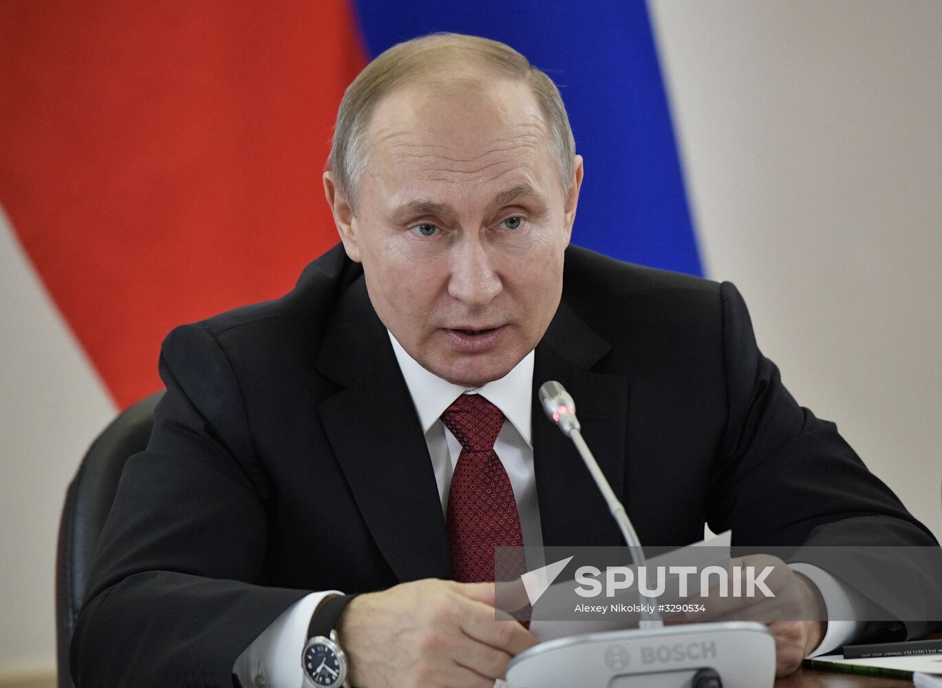 Russian President Vladimir Putin's working trip to Novosibirsk