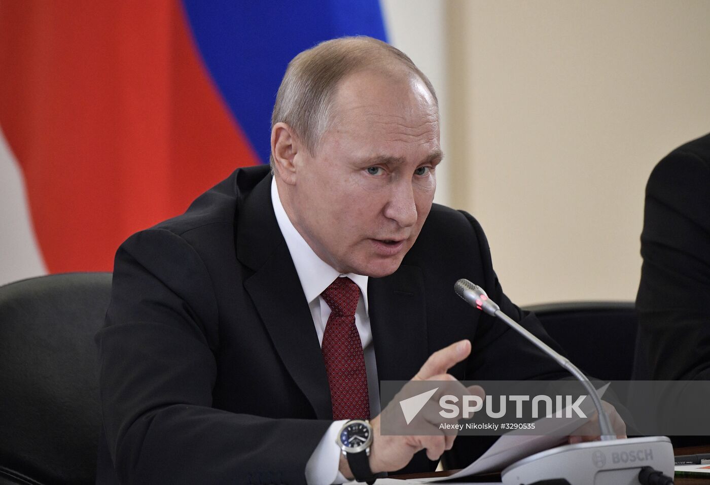Russian President Vladimir Putin's working trip to Novosibirsk