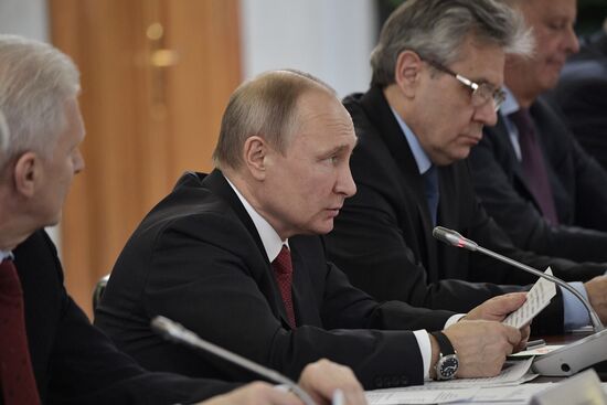 Russian President Vladimir Putin's working trip to Novosibirsk