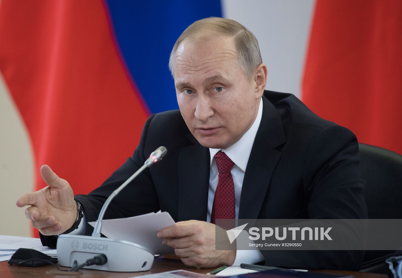 Russian President Vladimir Putin's working trip to Novosibirsk