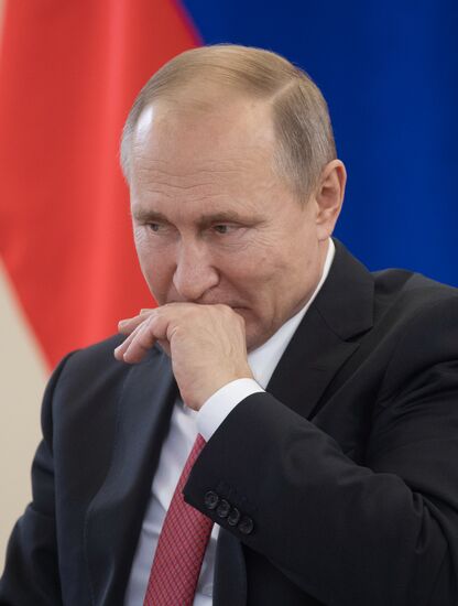 Russian President Vladimir Putin's working trip to Novosibirsk