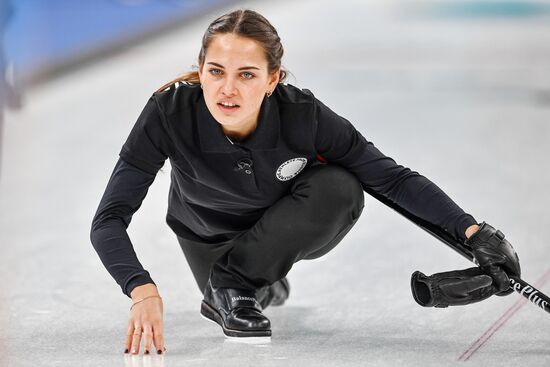 2018 Olympics. Curling. Mixed doubles. Russia vs. Norway