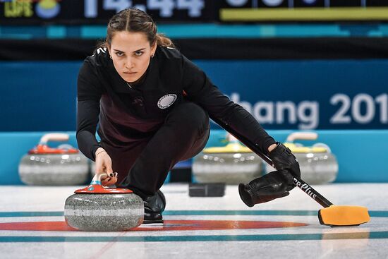 2018 Olympics. Curling. Mixed doubles. Russia vs. Norway