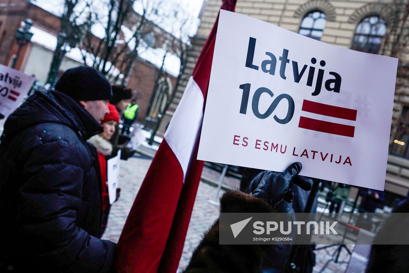 Protests against education reform in Riga
