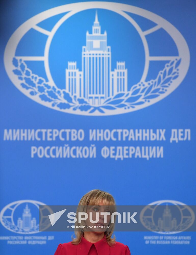 Briefing by Russian Foreign Ministry Spokesperson Maria Zakharova