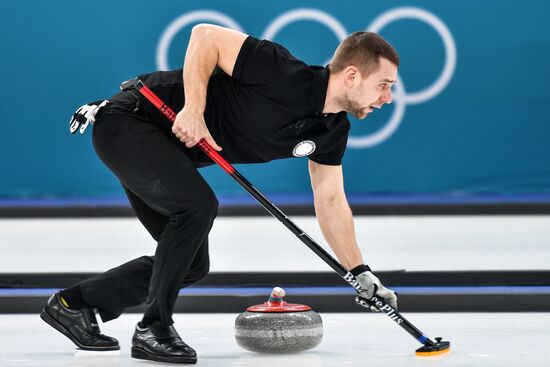2018 Winter Olympics. Russia vs Norway Mixed Curling