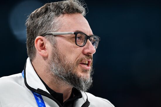 2018 Winter Olympics. Russia vs Norway. Mixed. Curling