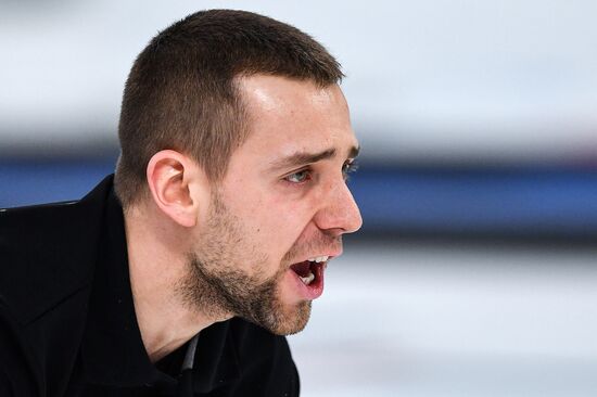 2018 Winter Olympics. Russia vs Norway. Mixed. Curling