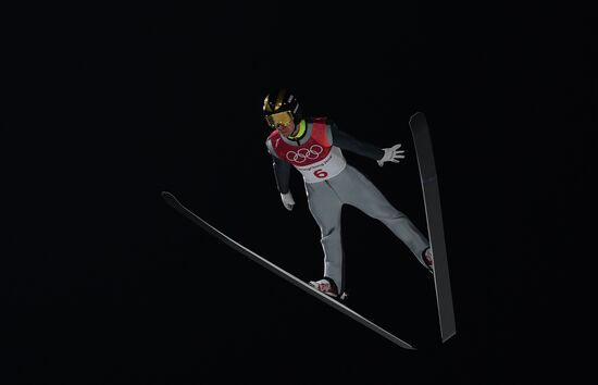 2018 Olympics. Ski jumping. Men's normal hill individual qualification
