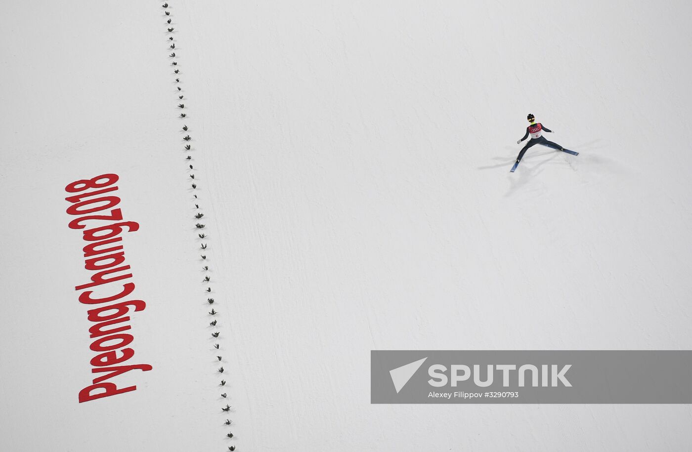 2018 Olympics. Ski jumping. Men's normal hill individual qualification