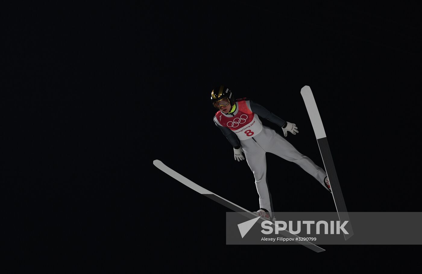 2018 Olympics. Ski jumping. Men's normal hill individual qualification
