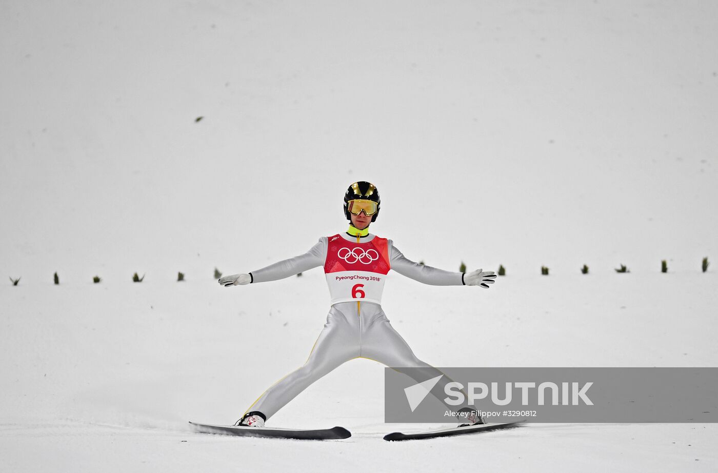 2018 Olympics. Ski jumping. Men's normal hill individual qualification